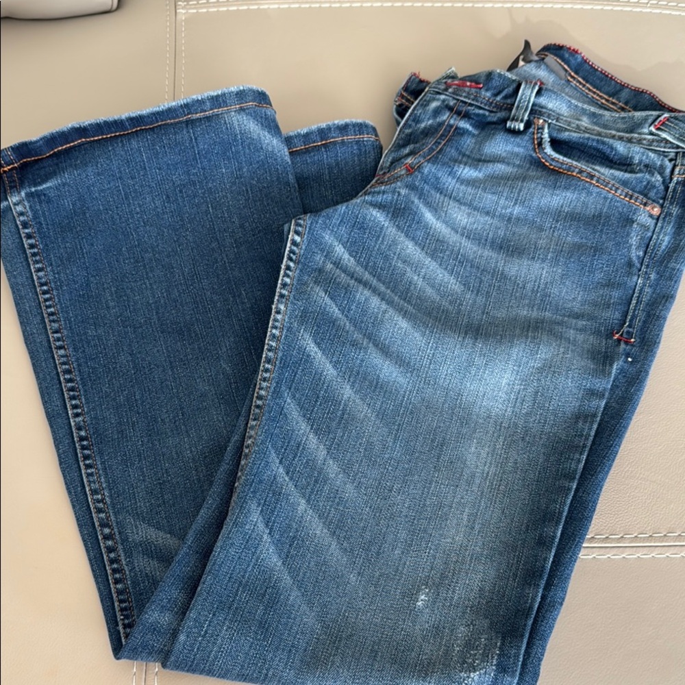 A/X Armani Exchange Women's Boot Cut Jeans - Blue